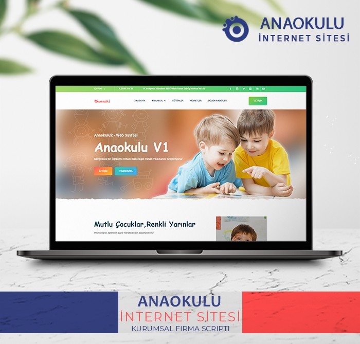 Kreş/Anaokulu Web Sitesi